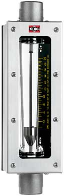 King Flowmeters - 7610 Series Glass Tube Rotameters